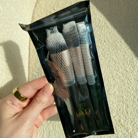 NEW BYOD 3 Piece Face Brush Set: Foundation, Contour, Highlighter Makeup Brushes - Picture 5 of 9